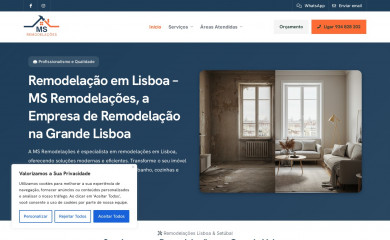 msremodelacoes.pt screenshot