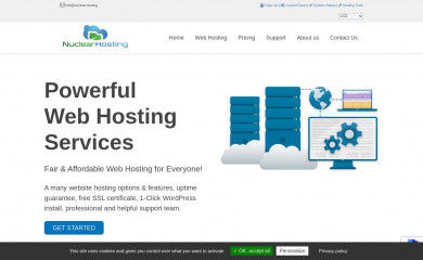 nuclear.hosting screenshot