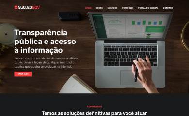 nucleogov.com.br screenshot