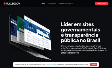 nucleogov.com.br screenshot