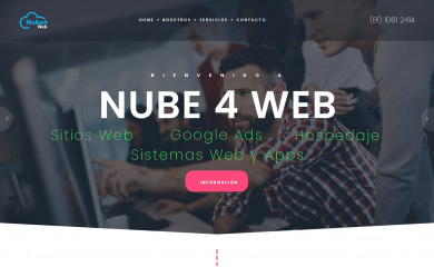 nube4web.com.mx screenshot