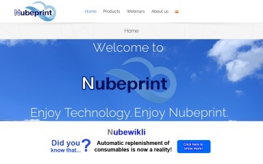 nubeprint.com screenshot