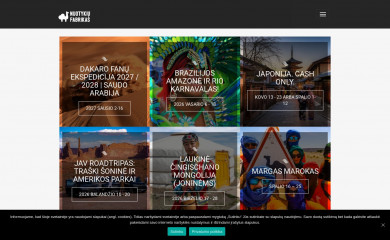 nuotykiufabrikas.lt screenshot