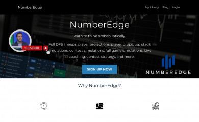 numberedge.com screenshot