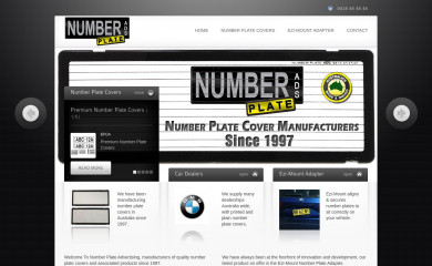 numberplateads.com.au screenshot