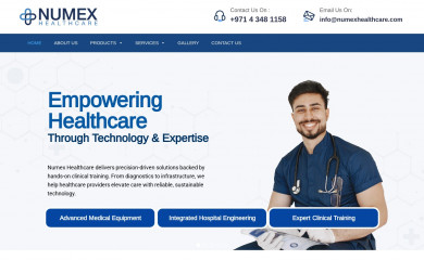 numexhealthcare.com screenshot