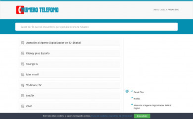 numerotelefono.org screenshot