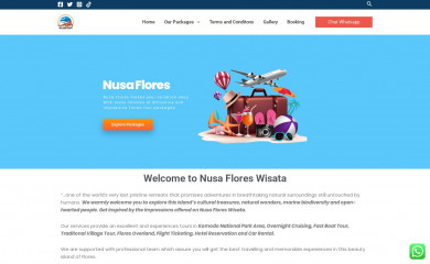 nusaflores.com screenshot