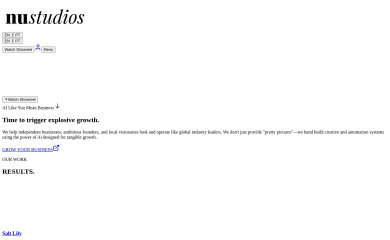 nustudios.co.uk screenshot