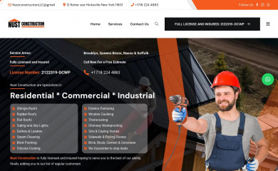 nustconstruction.com screenshot