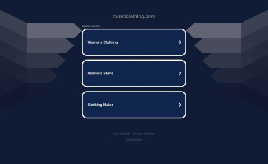 nurmiclothing.com screenshot