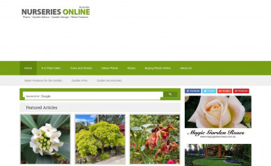 nurseriesonline.com.au screenshot