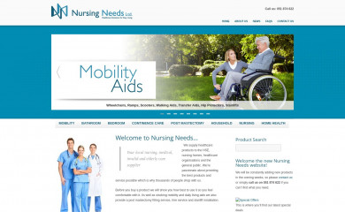 nursingneeds.ie screenshot