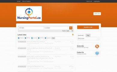 nursingportal.ca screenshot