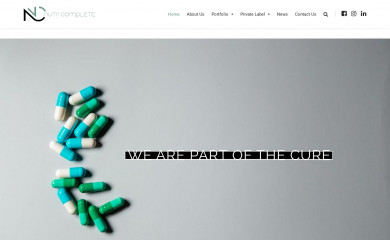 nutricomplete.eu screenshot