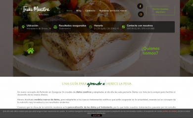 nutricionistazaragoza.com screenshot