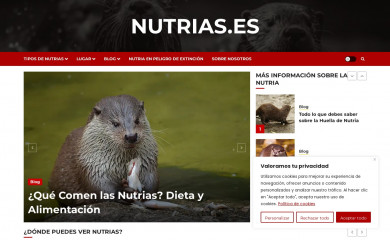 nutrias.es screenshot