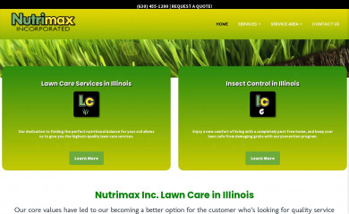 nutrimaxlawncare.com screenshot