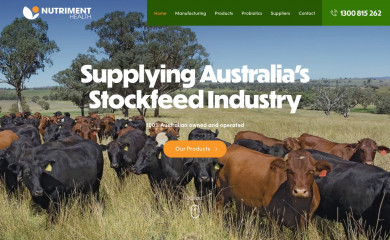 nutriment.com.au screenshot