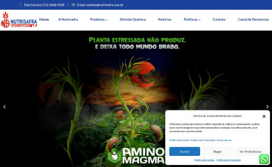 nutrisafra.com.br screenshot