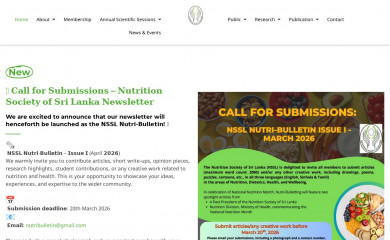 nutritionsocietyofsrilanka.org screenshot