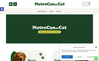 nutrocanycat.com screenshot