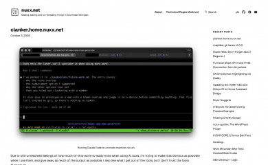nuxx.net screenshot