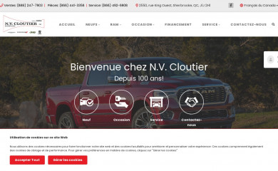 nvcloutier.com screenshot