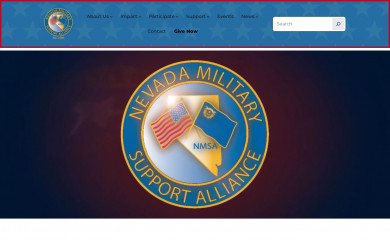 nvmilitarysupport.org screenshot
