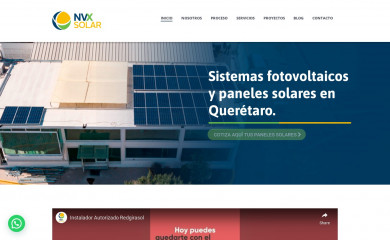nvx-solar.mx screenshot