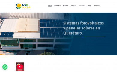 nvx-solar.mx screenshot