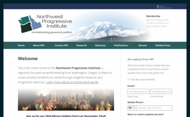 nwprogressive.org screenshot