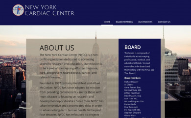 nycardiaccenter.org screenshot