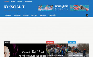 nyksciai.lt screenshot