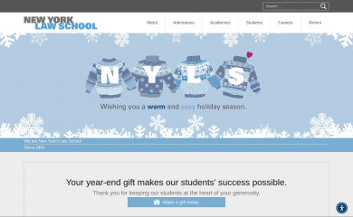 nyls.edu screenshot
