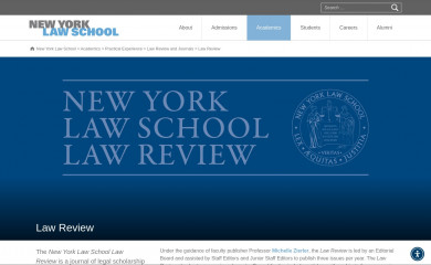 nylslawreview.com screenshot