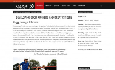 nzrunningacademy.co.nz screenshot