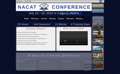 nacatconference.org screenshot