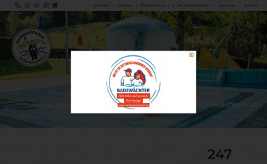 nachtwaechterbad.de screenshot
