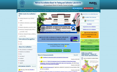 http://nabl-india.org screenshot