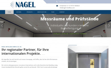 nagel-metallbau.com screenshot