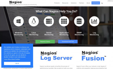nagios.com screenshot
