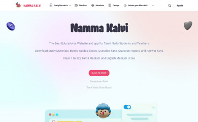 nammakalvi.com screenshot