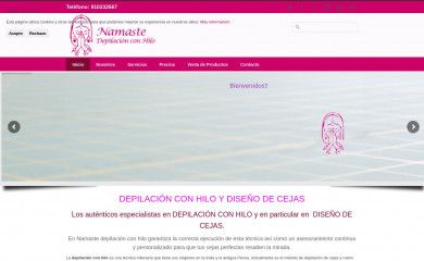 namastedepilacionconhilo.com screenshot