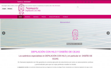 namastedepilacionconhilo.com screenshot