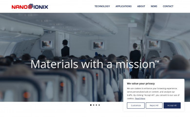 nanoionix.com screenshot