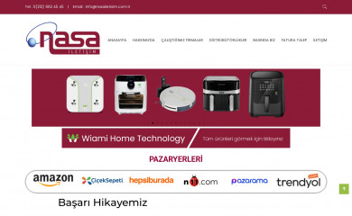 nasailetisim.com.tr screenshot