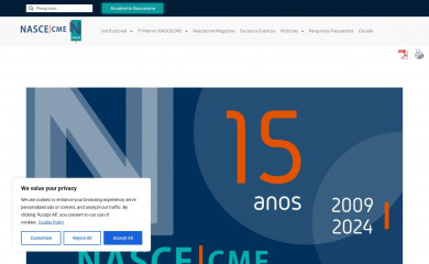 nascecme.com.br screenshot