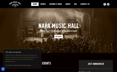 napamusichall.com screenshot
