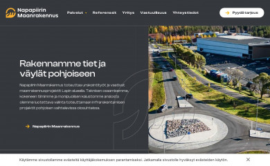 napapiirinmaanrakennus.fi screenshot